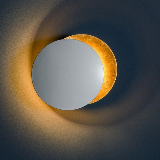 LW175 LEDERAM white/gold leaf/white// настенный LED 1х17  х  LW175