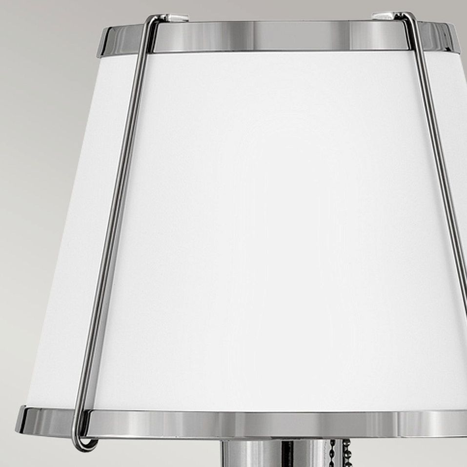 HK-CLARKE1-PN-WH CLARKE Polished Nickel /White// настенный E27 1х40  х   