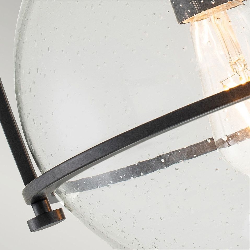 QN-SOMERSET-F-C-BK SOMERSET Black/Clear// потолочный E27 1х60  х   