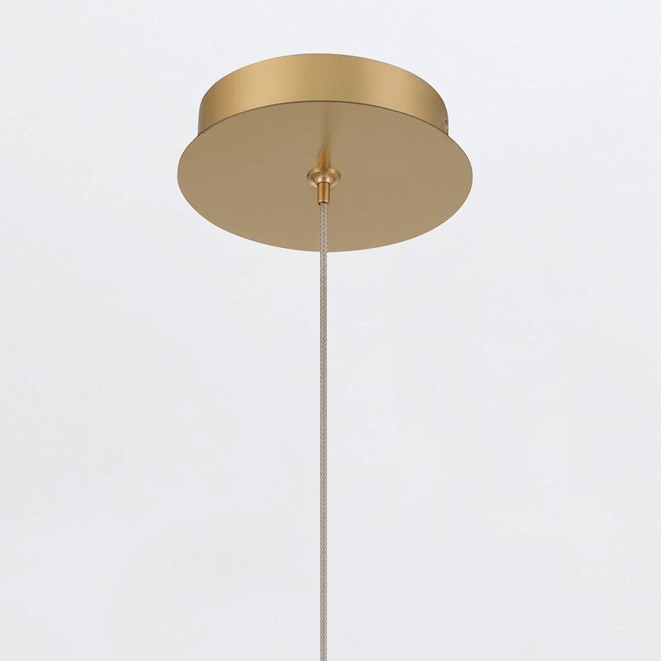 QN-PALMAS-2MP-BG PALMAS Brushed Gold/Smoked // подвесной LED 1х20  х   