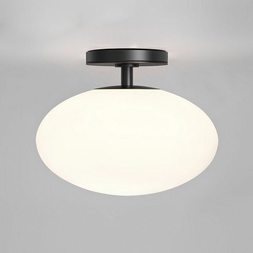 1176017 ZEPPO Matt Black/Opal white// потолочный E27 1х60  х  1176017