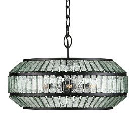 QNC-CENTURION-6P-BK CENTURION Clear / Satin Black /// подвесной E14 6х60  х  QNC-CENTURION-6P-BK