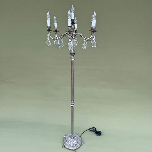190499-51  antique silver/// напольный E14 7х40  х  190499-51