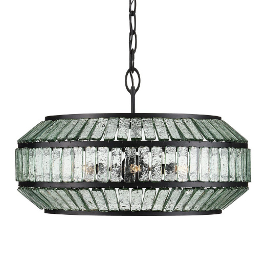 QNC-CENTURION-6P-BK CENTURION Clear / Satin Black /// подвесной E14 6х60  х  QNC-CENTURION-6P-BK