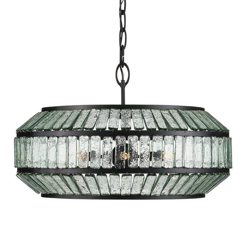 QNC-CENTURION-6P-BK CENTURION Clear / Satin Black /// подвесной E14 6х60  х   
