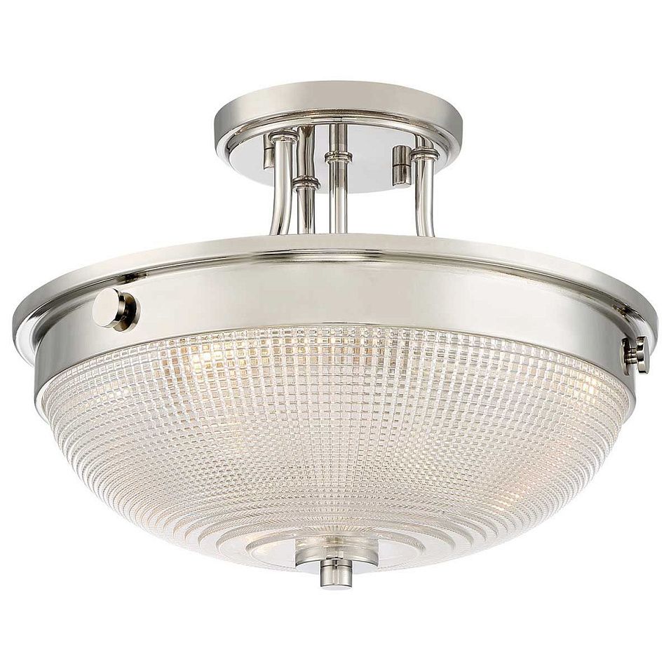 QZ-MANTLE-SF-IS MANTLE Imperial Silver/Clear// потолочный E27 2х60  х   