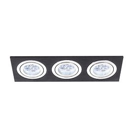 3056GU MINI CATLI black/// встраиваемый GU10 3х50  х  3056GU