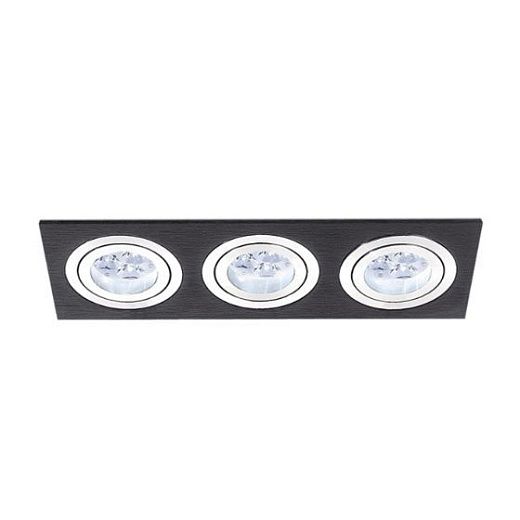 3056GU MINI CATLI black/// встраиваемый GU10 3х50  х  3056GU