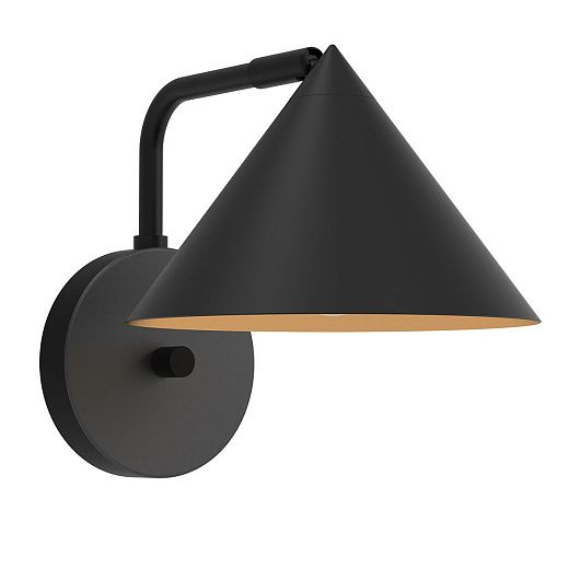 ALM-REMYCK-1WB-BK REMYCK Matte Black /Matte Black // настенный E27 1х60  х  ALM-REMYCK-1WB-BK