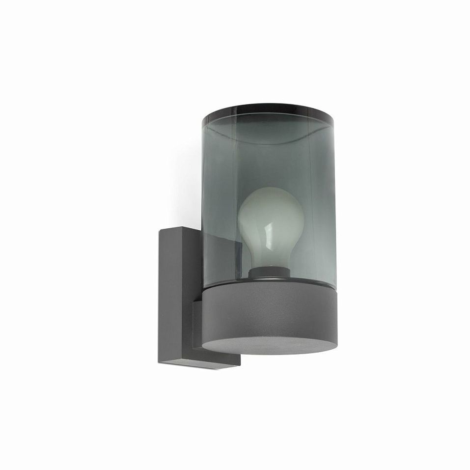 71744 KILA Dark Grey/Smoked// настенный E27 LED 1х15  х   