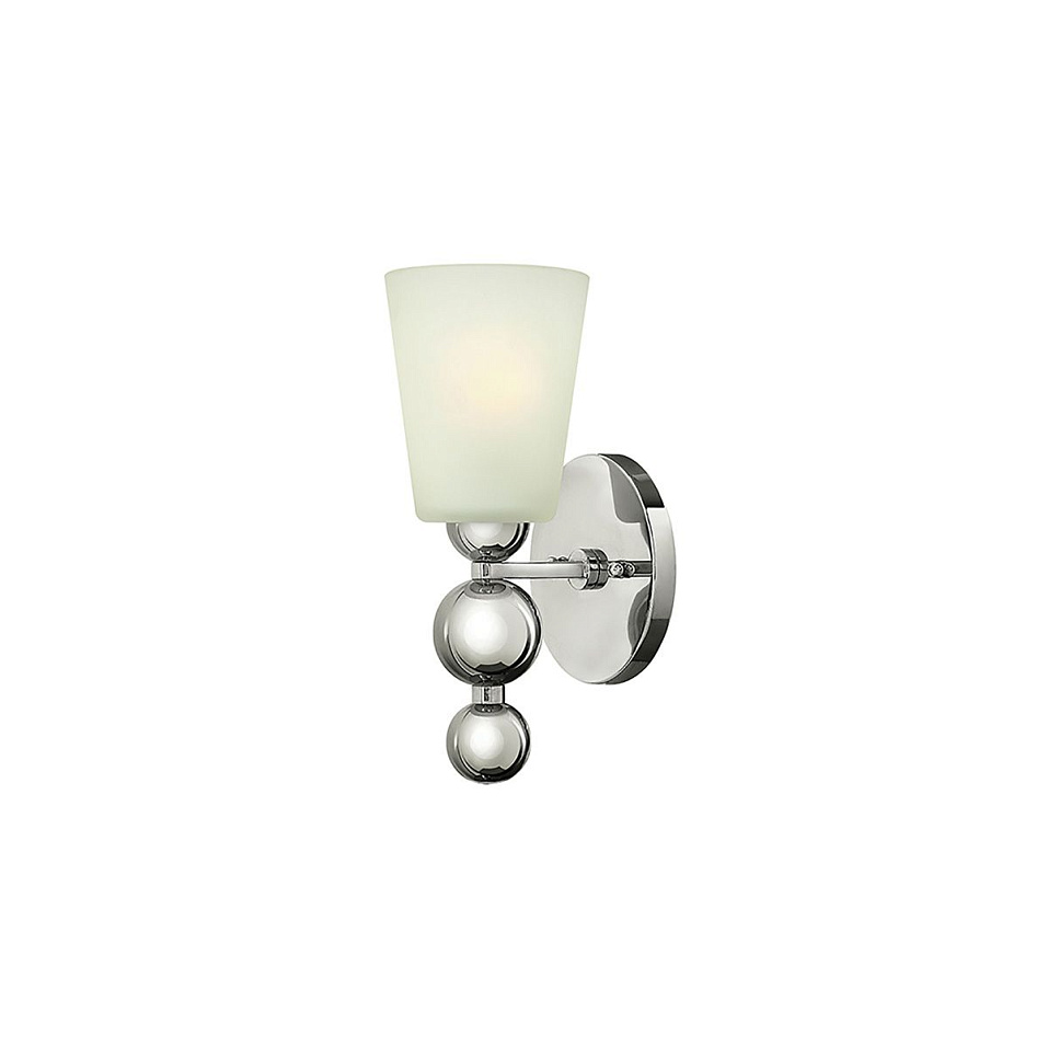 HK-ZELDA1-PN ZELDA Polished Nickel /Etched Glass // настенный E27 1х60  х   