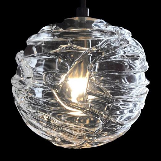 GLOBUS Web Mini GLOBUS  сатинированная нержавеющая сталь/прозрачный// подвесной G9 LED 1х7  х  GLOBUS Web Mini