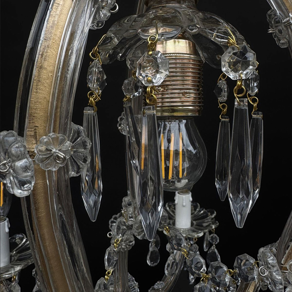 00/24/01/RIF01-6   цвет основания "состаренное золото"/// подвесной E14 6х40 E27 1х40   