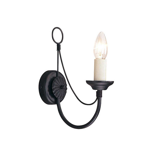 CB1-BLACK CARISBROOKE  Black /// настенный E14 1х60  х  CB1-BLACK