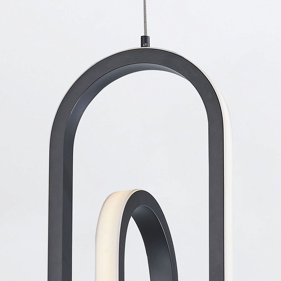 QN-DEMARK-1P-BK DEMARK Matte Black///белый подвесной LED 1х28  х   