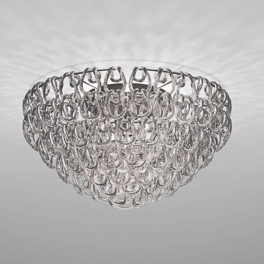 GIOGALI PL 80 CR/TR CR  Chrome/Transparent// потолочный E27 5х77  х  GIOGALI PL 80 CR/TR CR