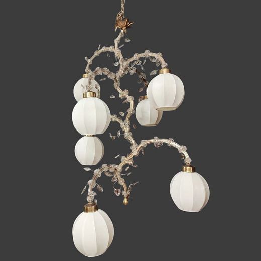 00/24/28/RIF28   цвет основания "состаренное золото"/слоновая кость// подвесной Е27 7х40  х  00/24/28/RIF28 