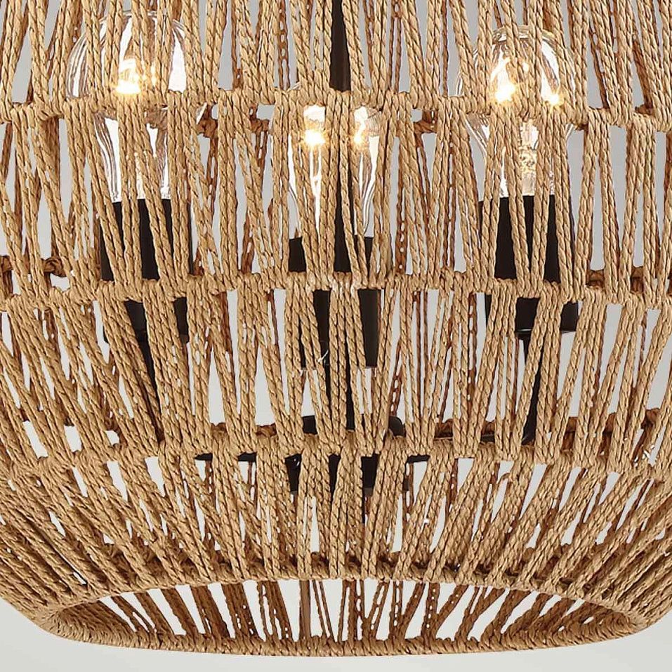 QZ-CASABLANCA-3P-PBZ CASABLANCA Palladian Bronze /Natural // подвесной E27 х60  х   