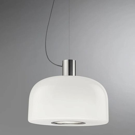 F1081064 BELLHOP GLASS ALUMINUM/WHITE// подвесной E27 1х30  х  F1081064