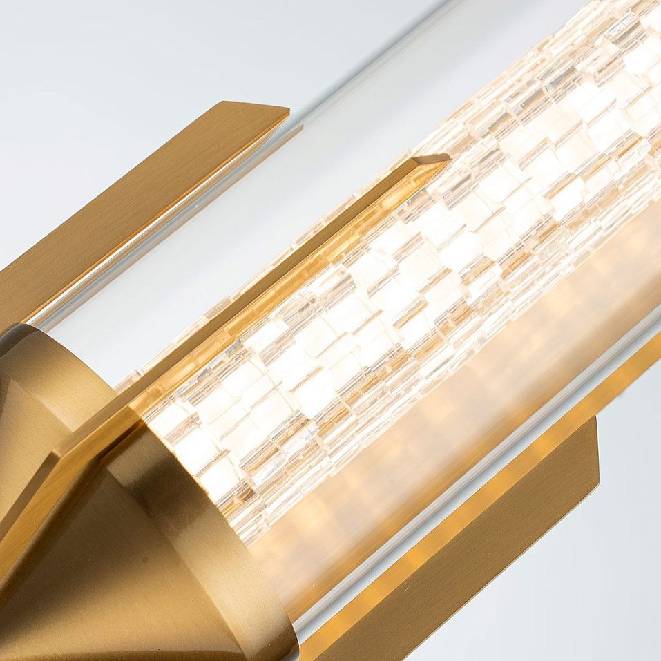 QN-ESPADA-2W-BG ESPADA Gold/Clear// настенный LED 1х23  х   