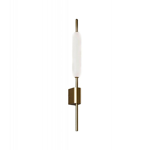 285.05.ON TYPHA natural brass/white borosilicate glass// настенный LED 1х20  х  285.05.ON