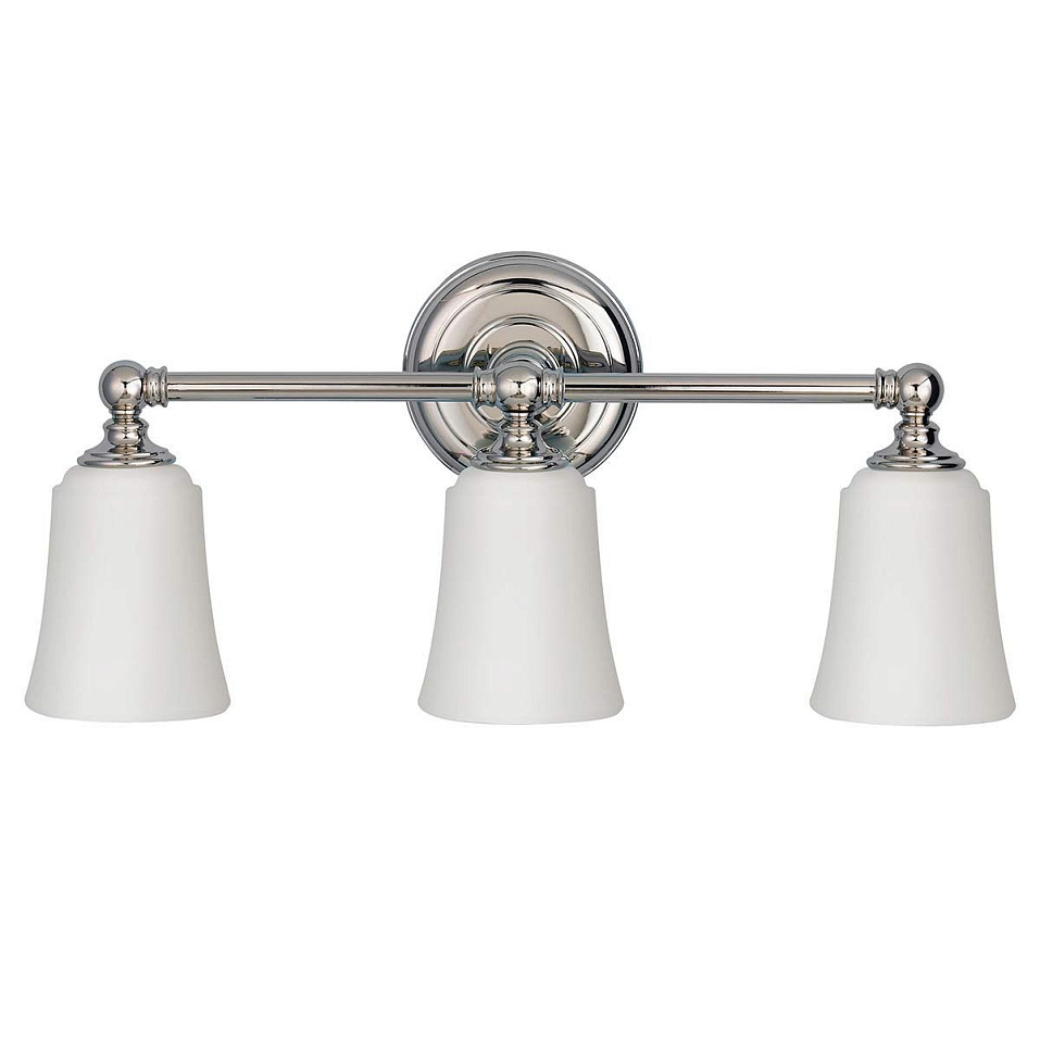 FE-HUGOLAKE3BATH HUGOLAKE Polished Chrome /White// настенный G9 LED 3х3.5  х   