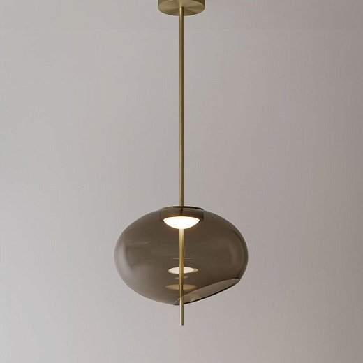 026S1M11DG.CE Trou Suspension  Light Burnished Brass /Dove Grey // подвесной LED 1х9.6  х  026S1M11DG.CE