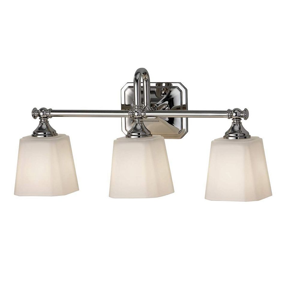 FE-CONCORD3-BATH CONCORD Polished Chrome/Etched Glass// настенный G9 LED 3х3  х   