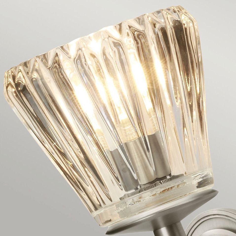 BATH-AGATHA-BN AGATHA никель/прозрачный// настенный G9 LED 1х3.5 LED 1х1   