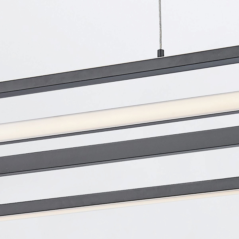 QN-DEMARK-LP-BK DEMARK Matte Black///белый подвесной LED 1х58  х   