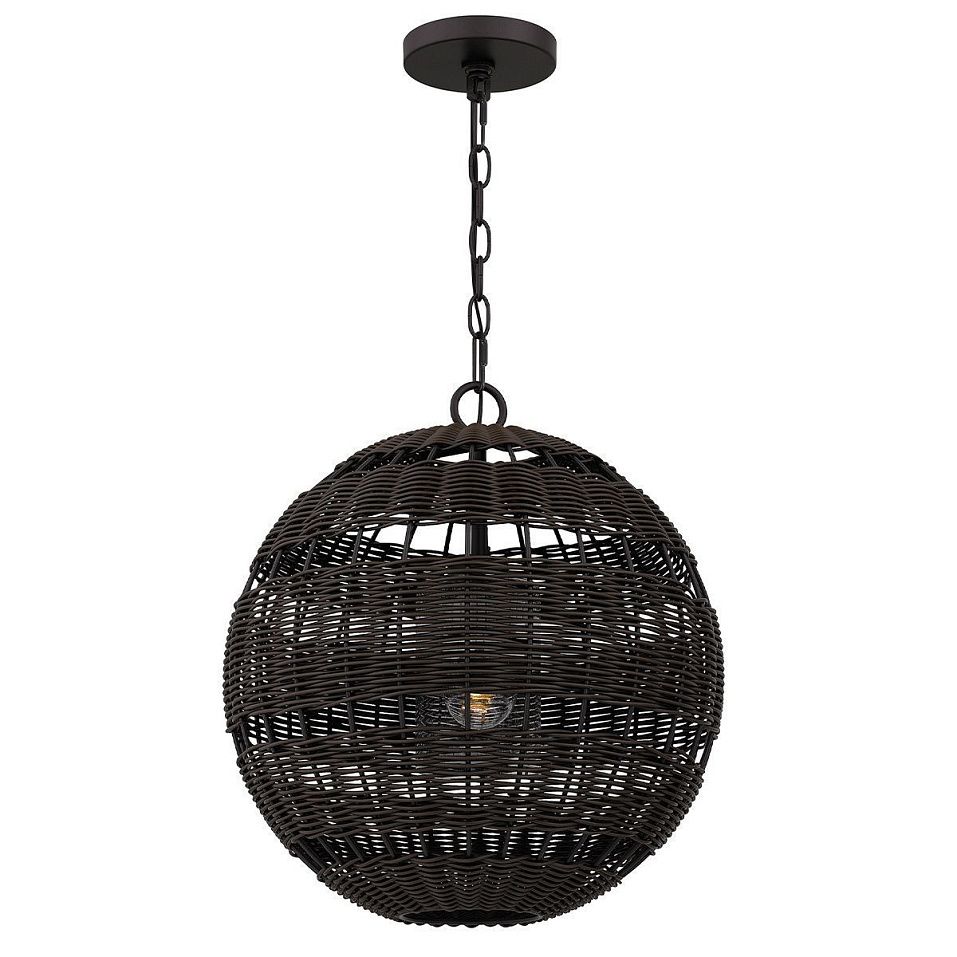 QZ-LINDENDALE-P-WT LINDENDALE Western Bronze/Western Bronze//Clear подвесной E27 1х60  х   