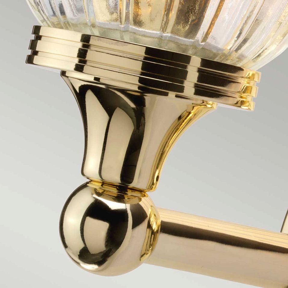 BATH-AUSTEN1-PB AUSTEN Polished Brass/Clear// настенный G9 LED 1х3  х   