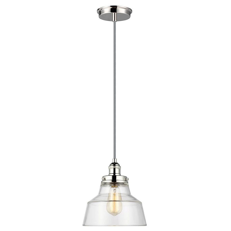 FE-BASKIN-P-A-PN BASKIN Polished Nickel /Clear// подвесной E27 1х60  х   