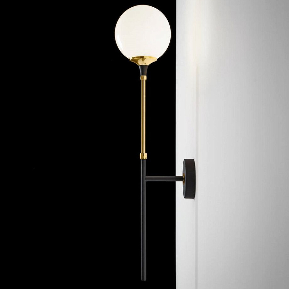 9559 GALASSIA gold/black/white// настенный E14 1х60  х   