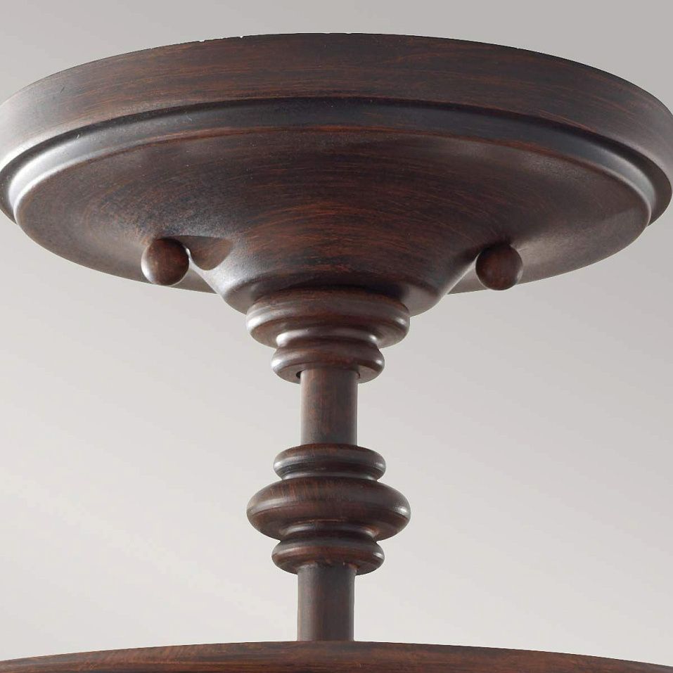 FE-PICKERING-LANE-SF  PICKERING-LANE Heritage Bronze /Clear Seedy// подвесной E14 3х40  х   