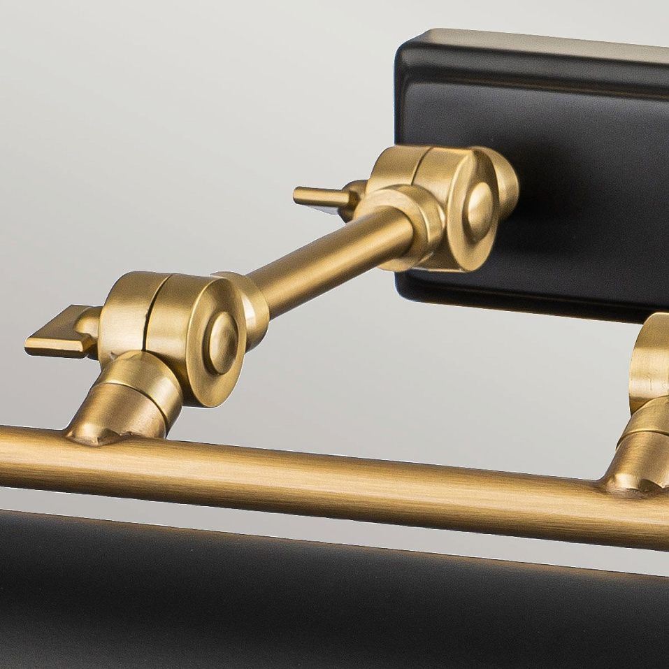 WINCHFIELD-PLL-AB-MB WINCHFIELD Aged Brass & Matte Black /Matte Black// настенный E14 4х40  х   