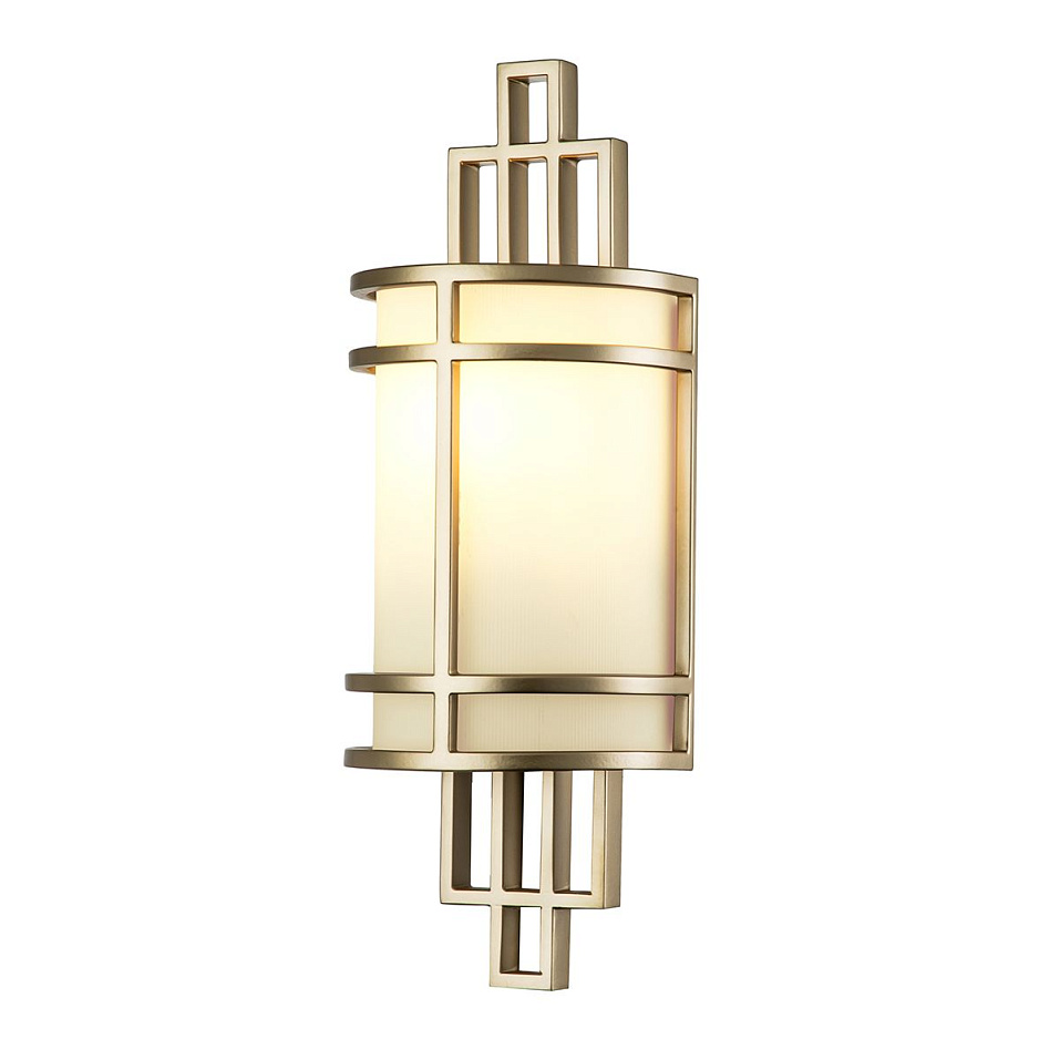 FE-FUSION1-PNBR FUSION Painted Natural Brass/Opal glass// настенный E27 1х60  х   