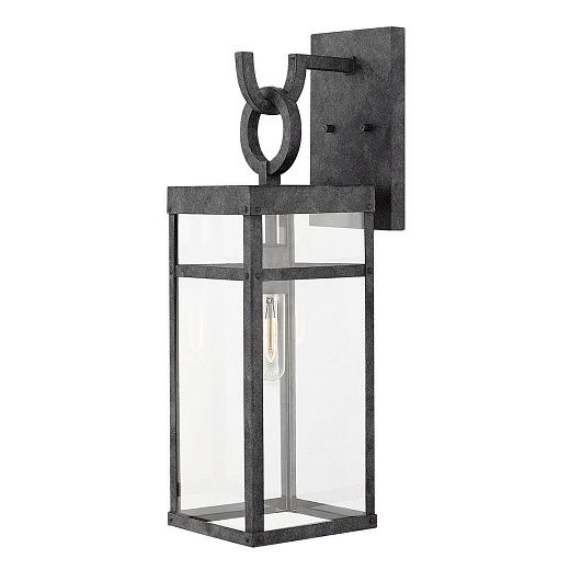 QN-PORTER-L-DZ PORTER Aged Zinc/Clear// настенный E27 1х60  х  QN-PORTER-L-DZ