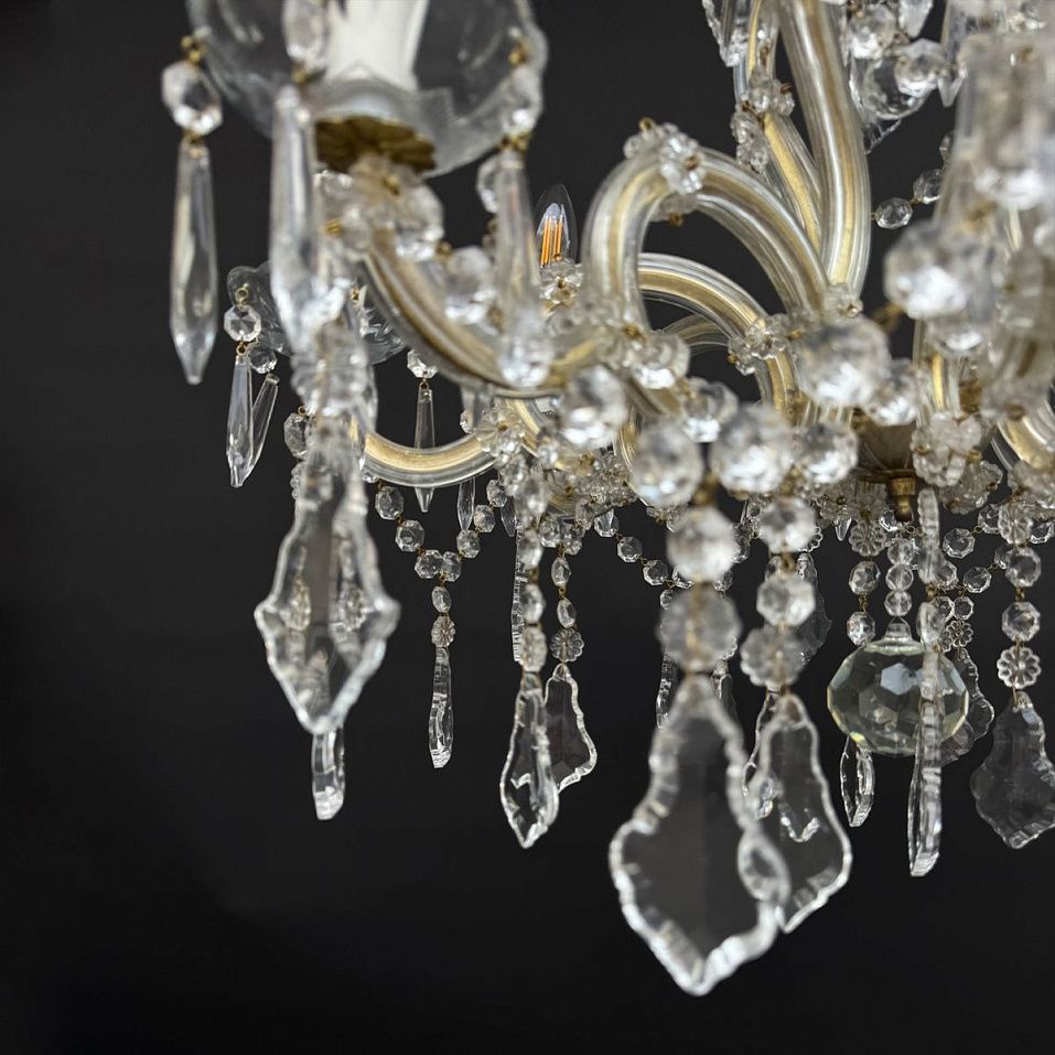 15122  цвет основания "состаренное золото"/// подвесной E14 8х40  х   