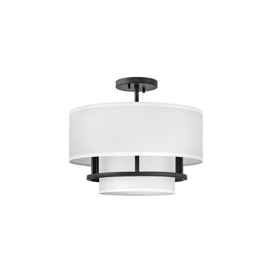HK-GRAHAM-M-BK GRAHAM черный матовый/белый// подвесной E14 3х40  х   