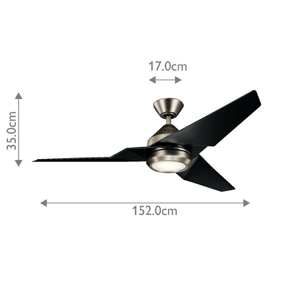 KLF-JADE-60-AP JADE Antique Pewter///матовый потолочный LED 1х18  х   