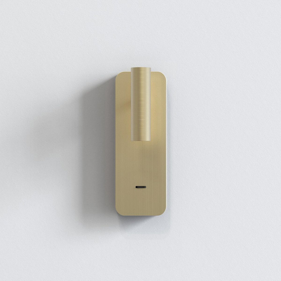 1058247 Enna Surface USB A+C matt gold/matt gold//прозрачный настенный LED 1х3.6  х   