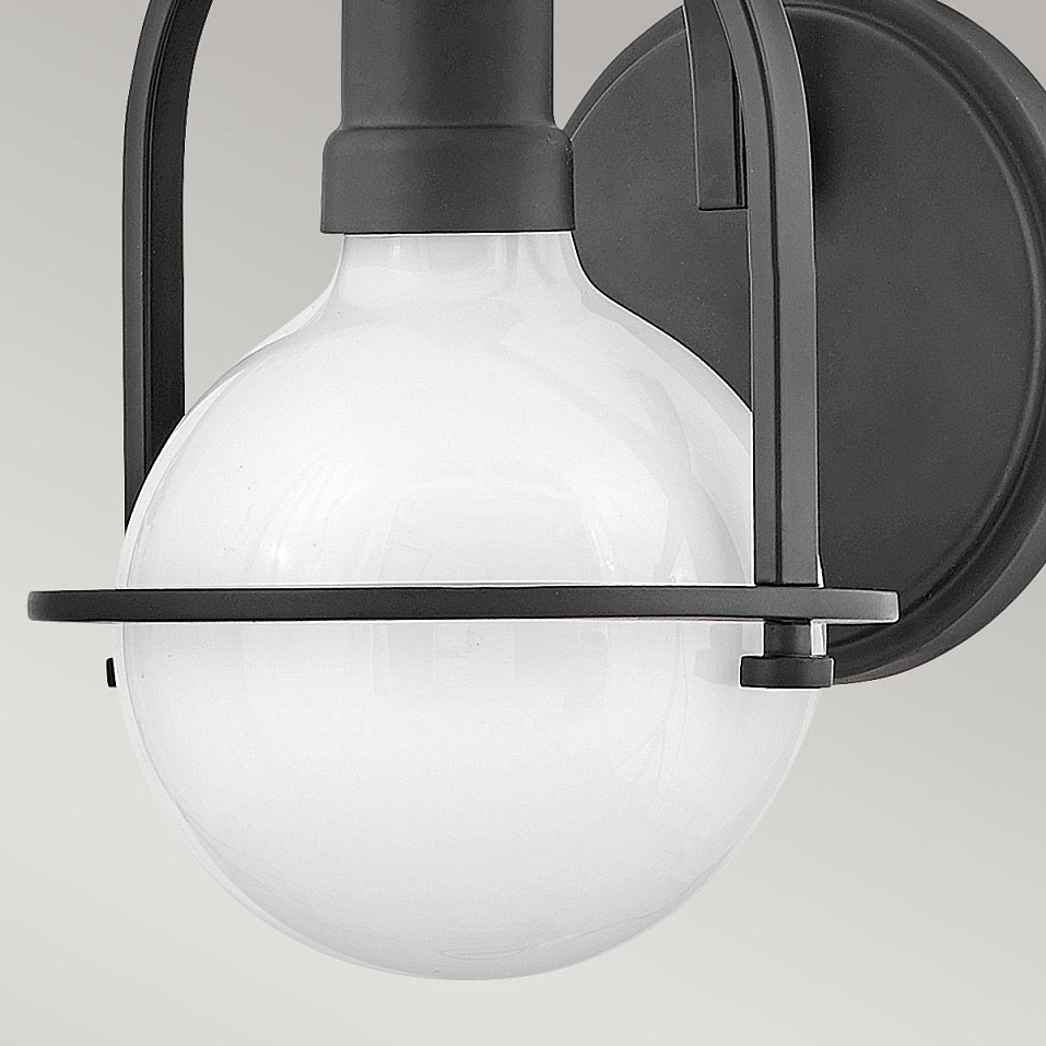 QN-SOMERSET1-BK SOMERSET Black/Opal// настенный E27 1х60  х   