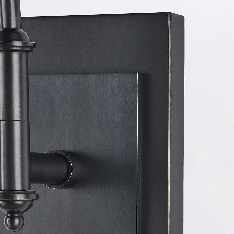 QNC-ASHBY-WB-ORB ASHBY Oil Rubbed Bronze/Beige// настенный E27 1х60  х   