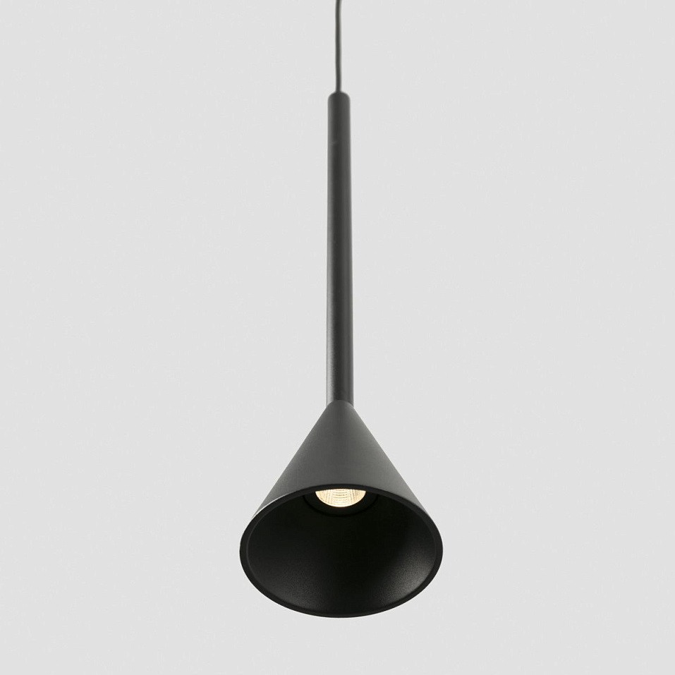 22032 ANNA Black/Black//прозрачный подвесной LED 1х4  х   