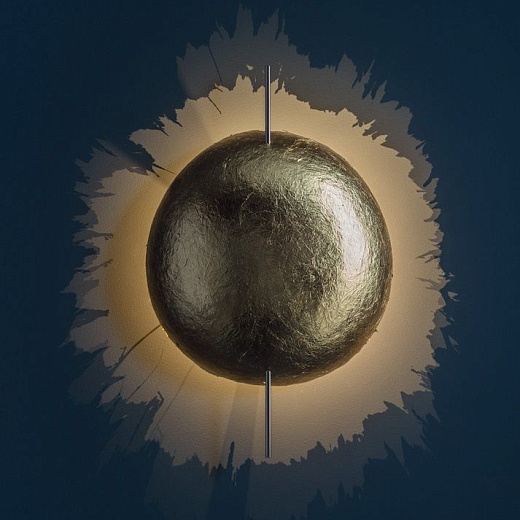 PKP21LG Post Krisi nickel/gold leaf// настенный LED 2х1  х  PKP21LG