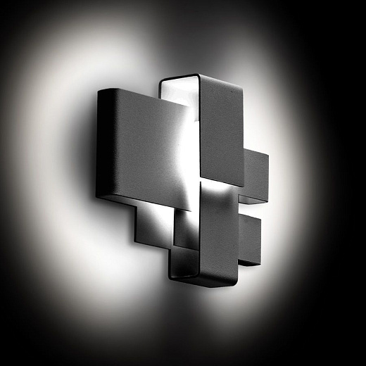 325163B4 (W898013-01-000+W898004-02-000) ARZY 1.0 black/ настенный LED 3000K 1х6  х  325163B4 (W898013-01-000+W898004-02-000)