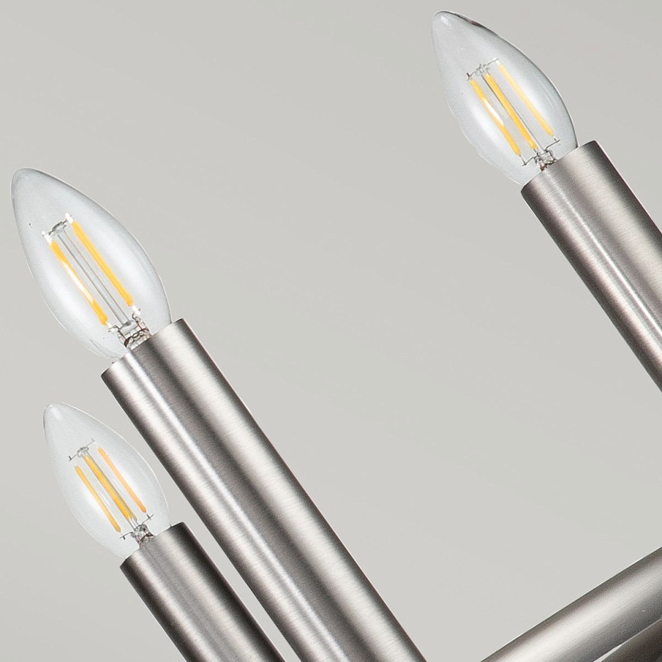 KL-CAPITOL-HILL6-BN CAPITOL HILL Brushed Nickel /// подвесной E27 6х40  х   