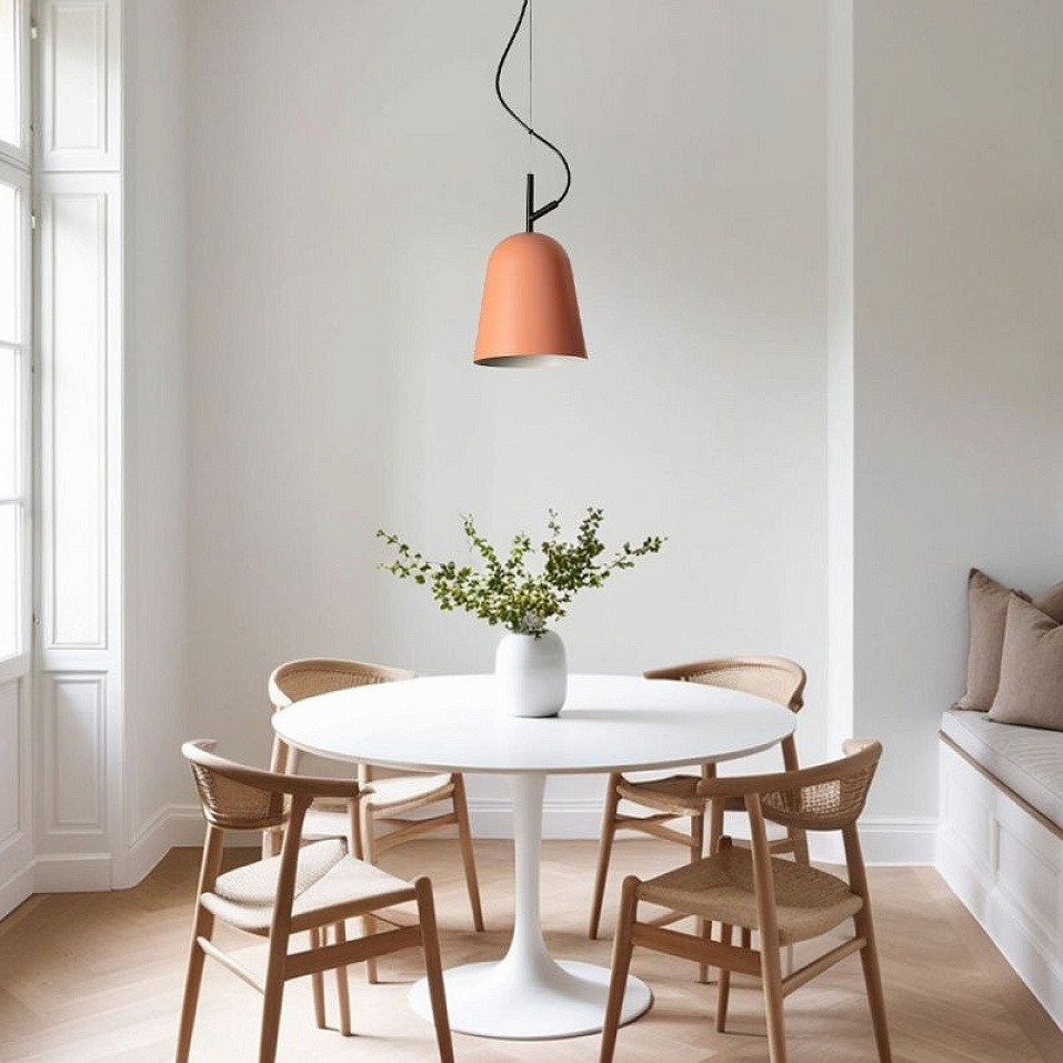 28280 STUDIO matt black/pink// подвесной E27 LED 1х15  х   