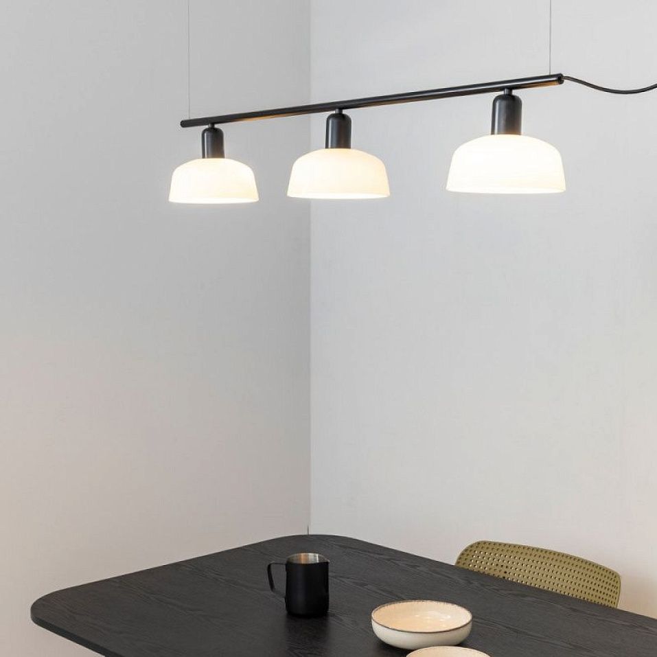 20338-116 TATAWIN matt black/white// подвесной E27 3х15  х   